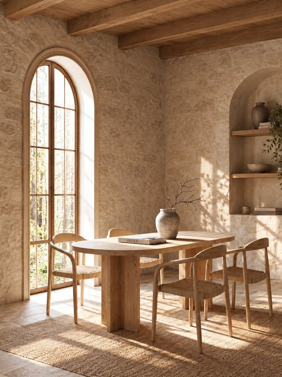 Mesa de comedor con sillas